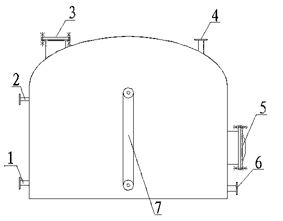 Acid adding device, as well as method and equipment for producing calcium chloride with acid adding device