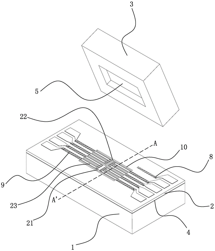 A mems pressure gauge chip and its manufacturing process