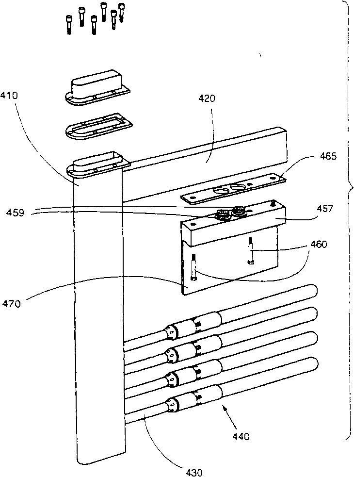 Ultraviolet ray disinfecting system for sterilizing fluid in sterilization channel