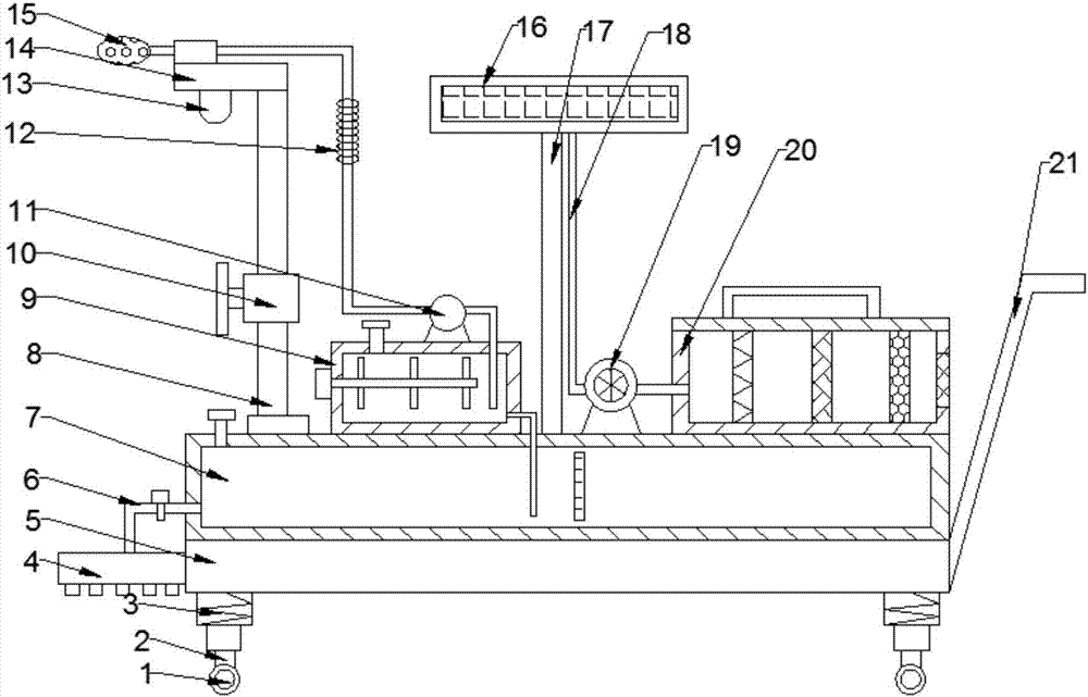 Dual type building dust removal device