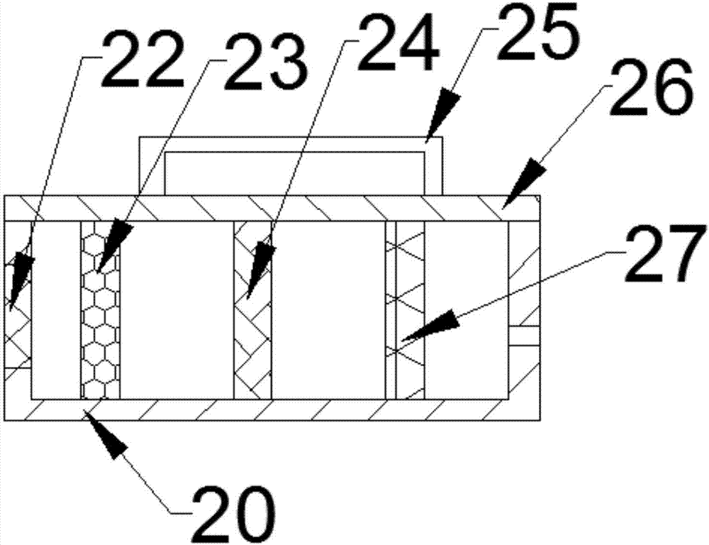 Dual type building dust removal device