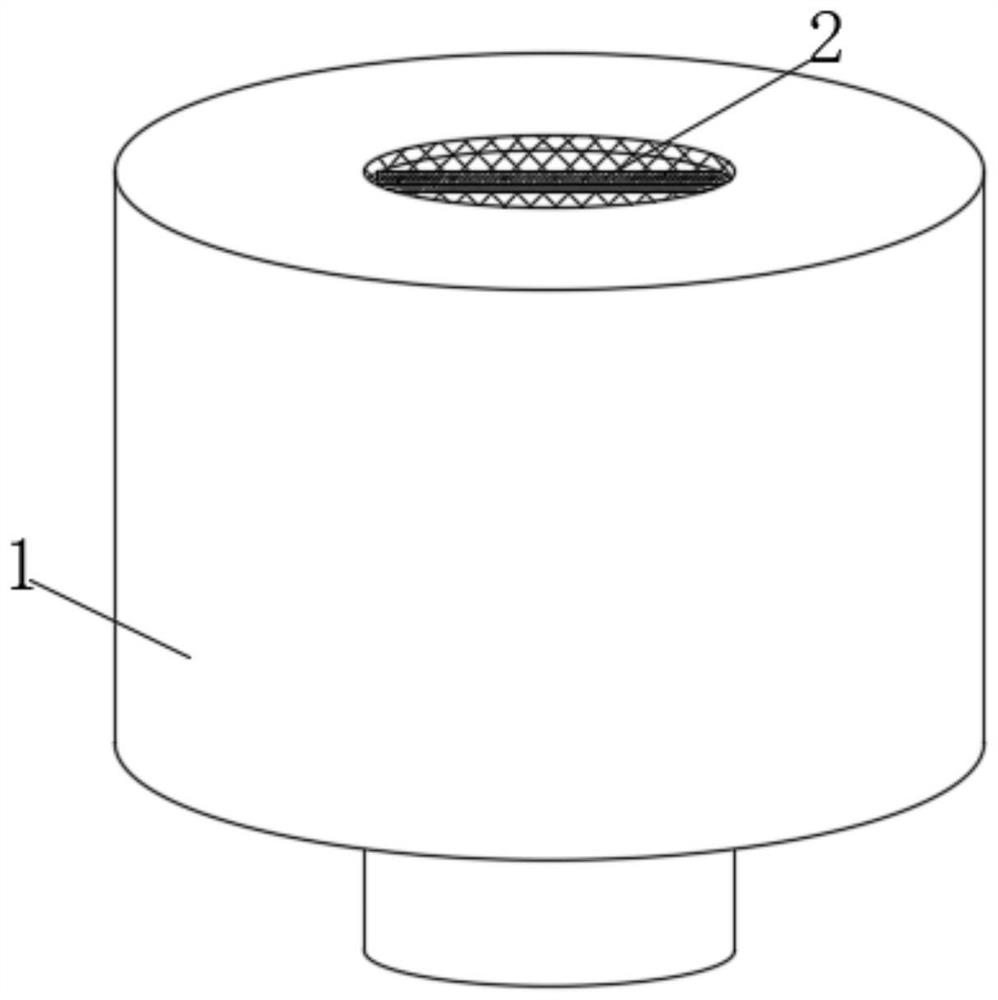 Device for treating cremation waste gas of cremation furnace