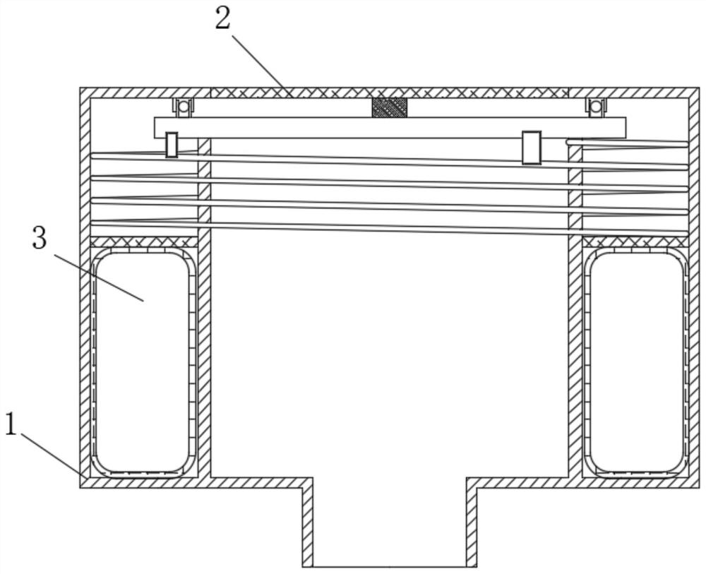 Device for treating cremation waste gas of cremation furnace