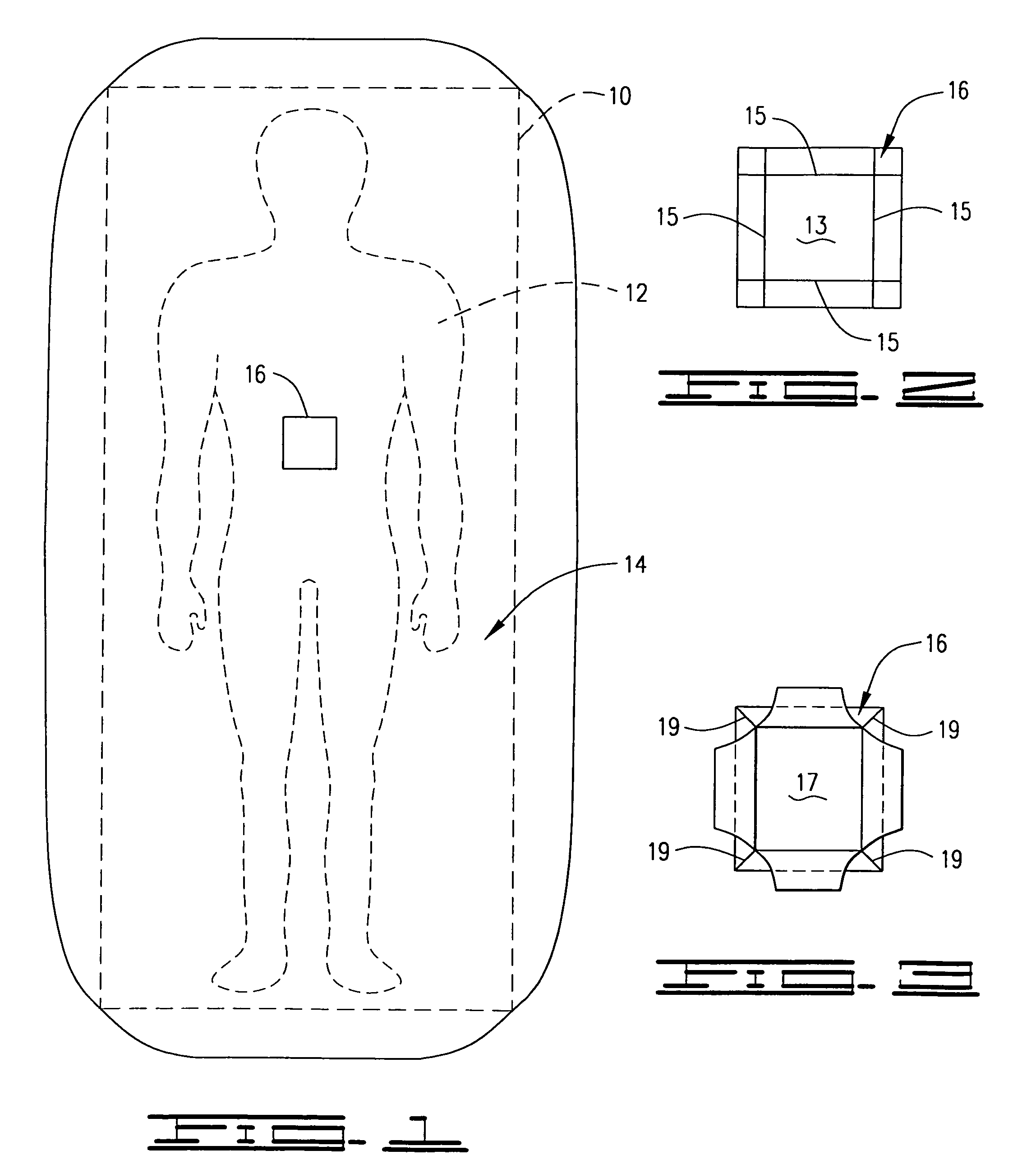 Disposable sterile surgical drape and attached instruments