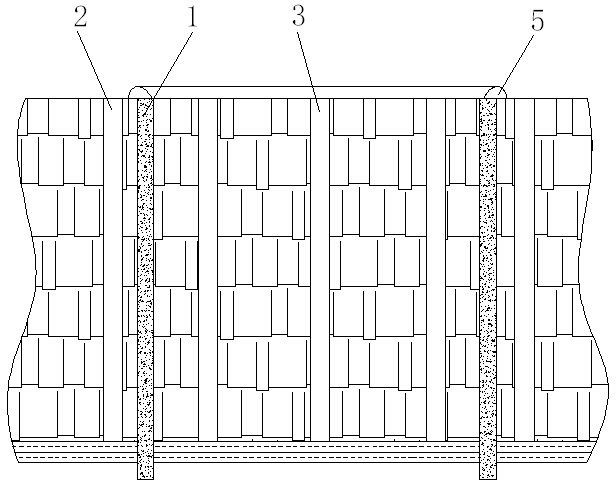 Method for immersing collapsed loess site