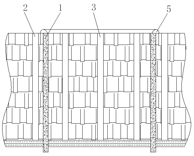 Method for immersing collapsed loess site