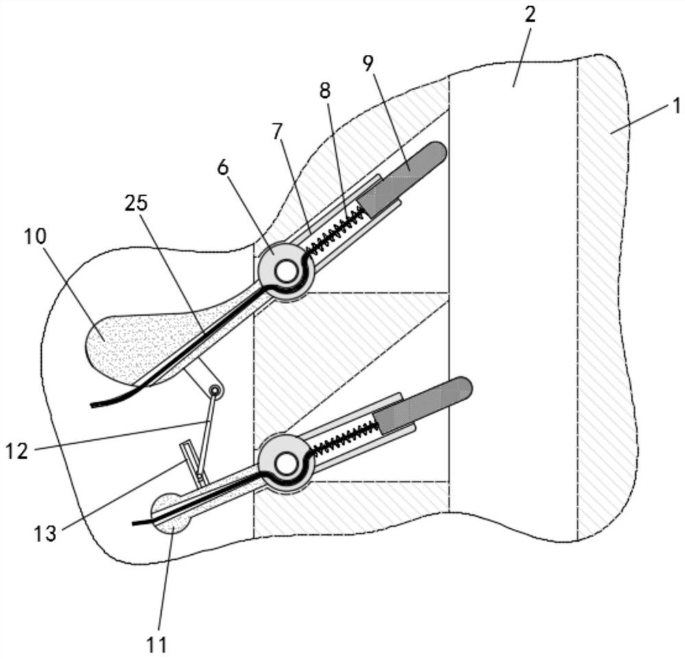 Energy-saving and environment-friendly vibration amplitude detection device for mold workshop detection