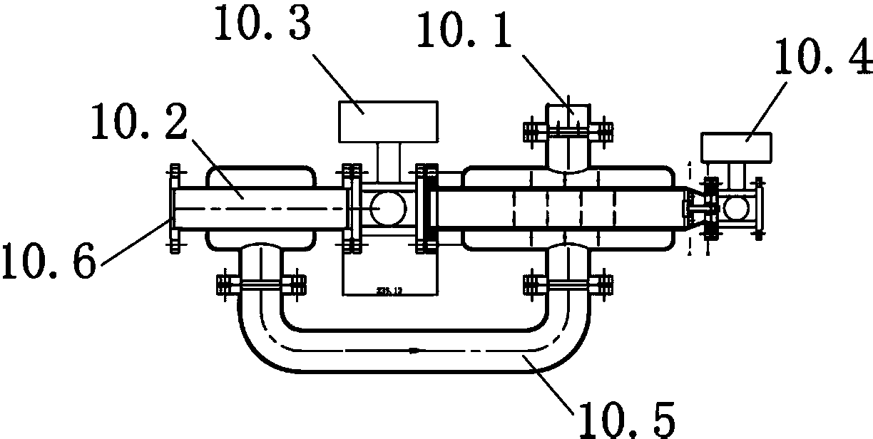 Peeling device for continuous soaking materials