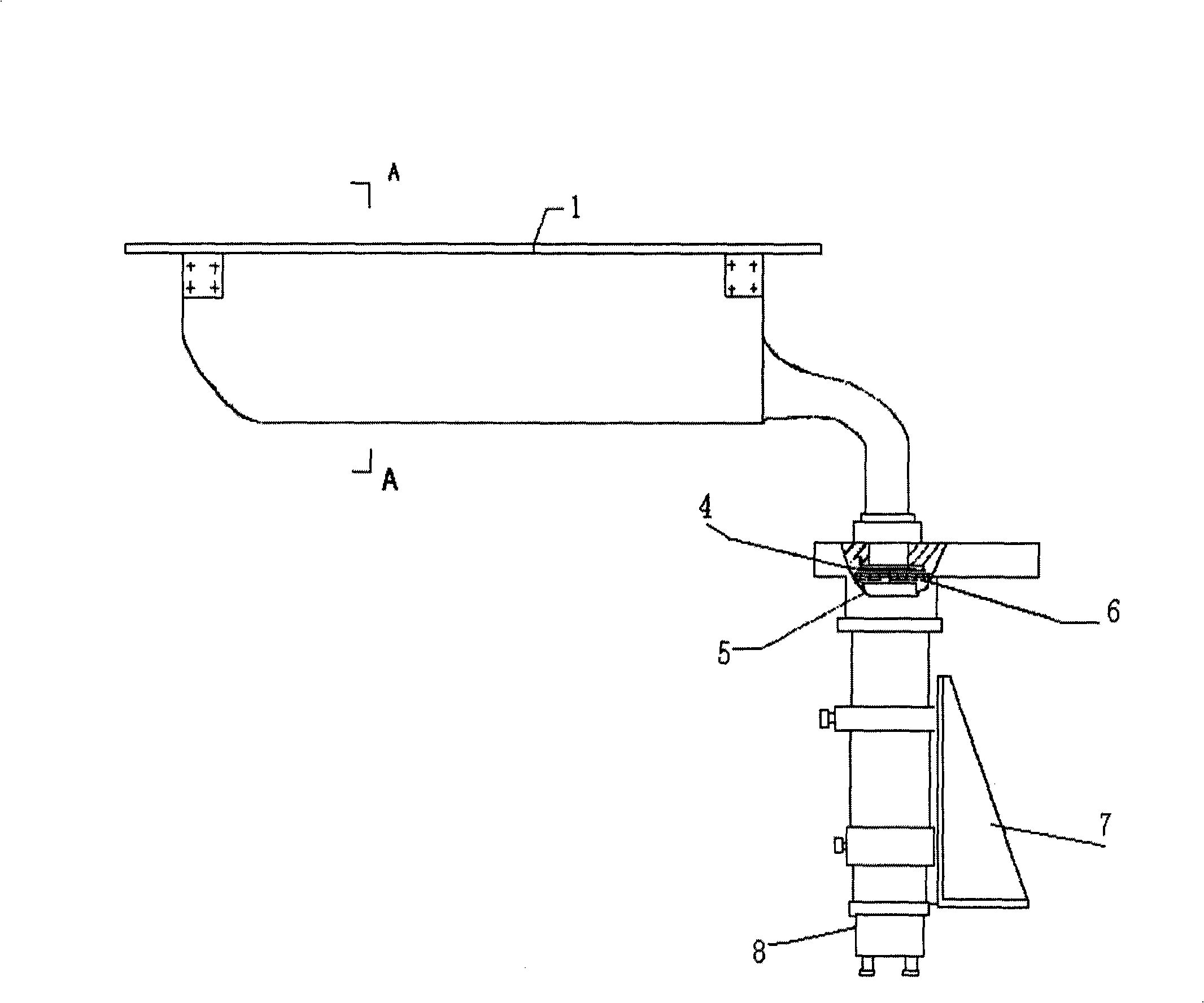 Double-light path high-efficiency fluorescence gathering system