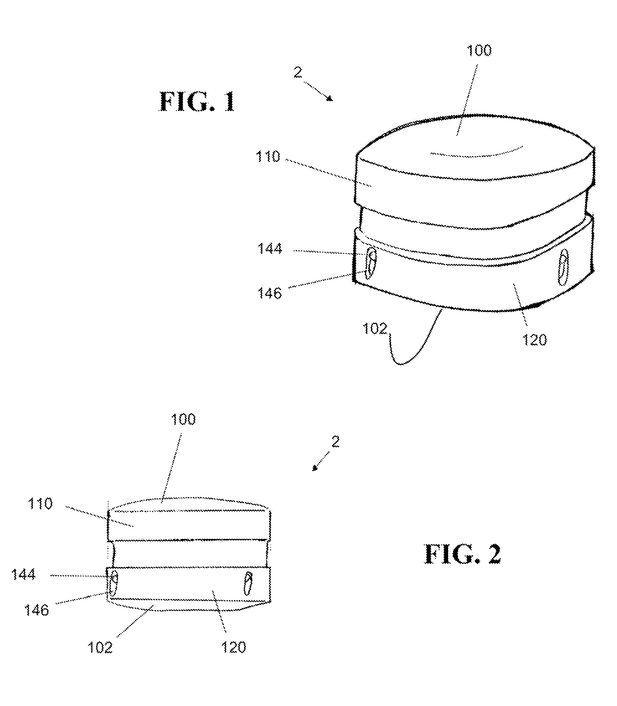 Artificial disc prosthesis for replacing a damaged nucleus