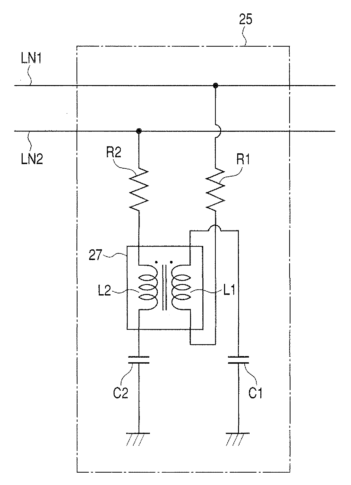 Termination circuit, vehicle-mounted control apparatus, and vehicle-mounted communication system