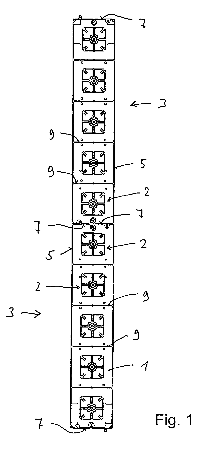 Reflector for a mobile radio antenna