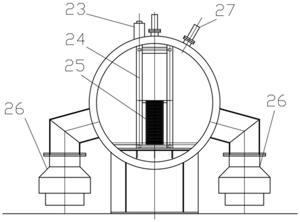 Double-vacuum-chamber wafer proton irradiation device and irradiation method