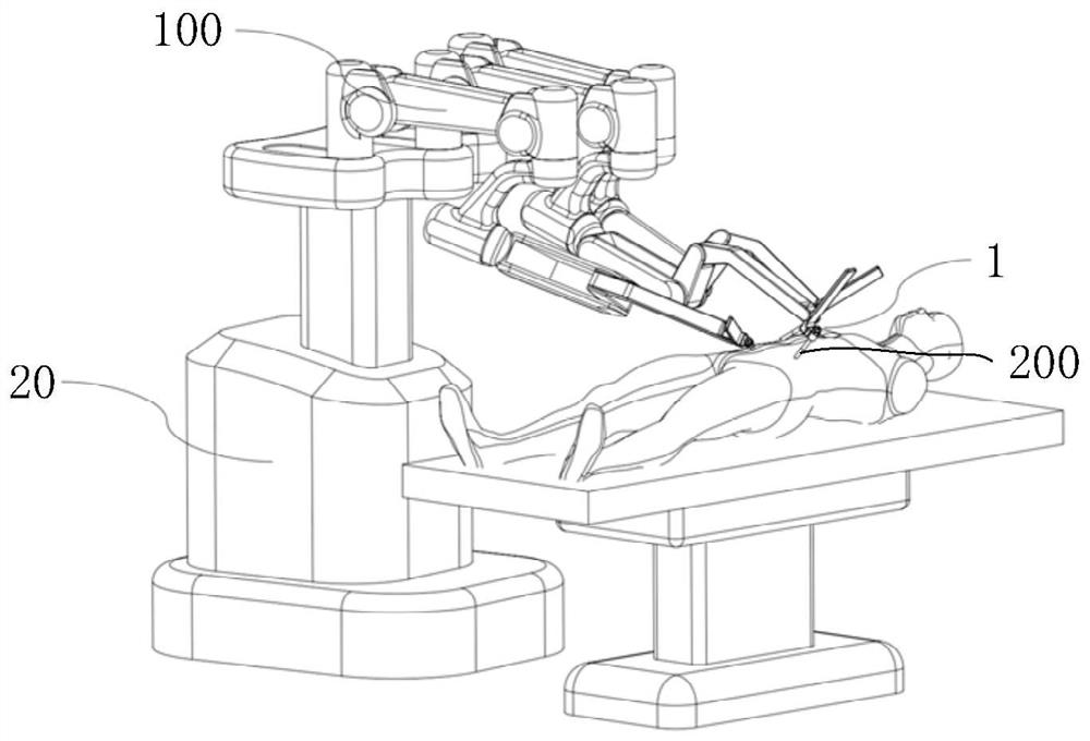 Mechanical arm, threading device assembly, surgical robot system and control method