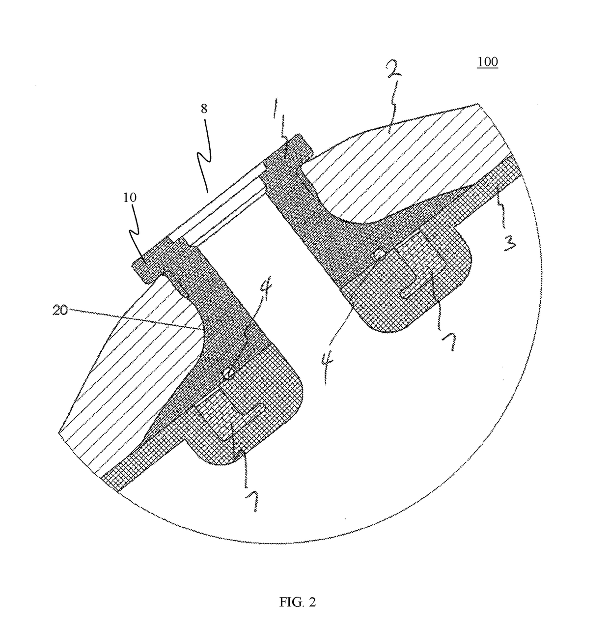 Boss and seal for a high-pressure vessel