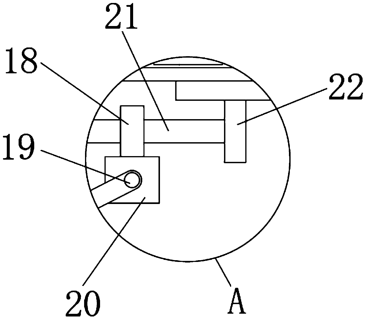 Tightening-degree-adjustable device for conveyer belt for automatic textile machine