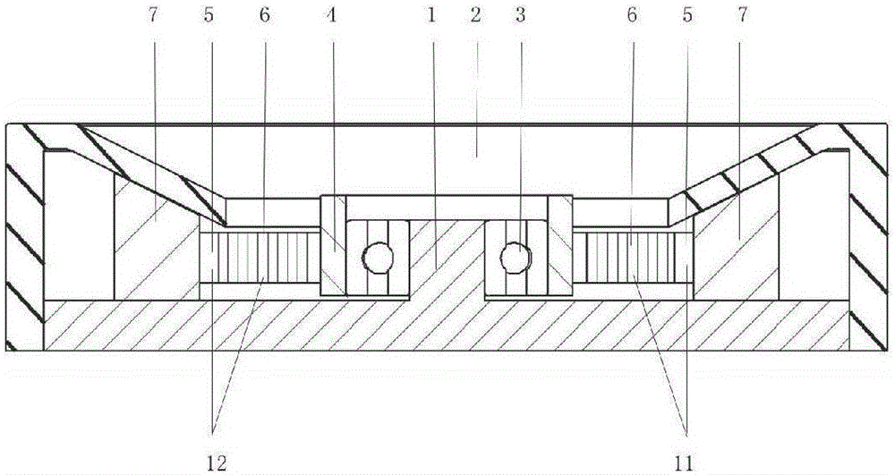 Clamping controllable disc-shaped rotary type inertia piezoelectric actuator and actuation method