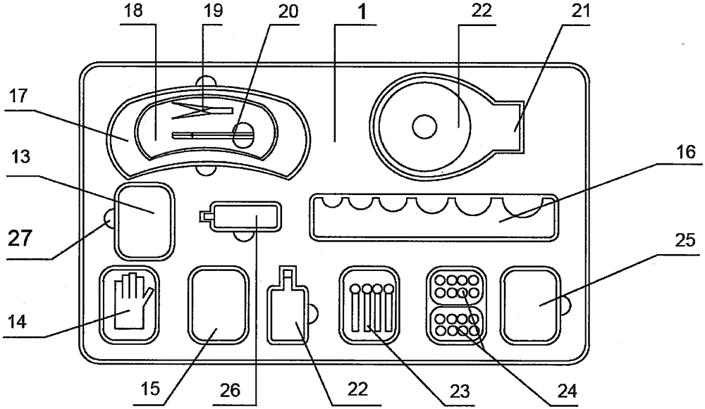 Disposable enterostomy care package