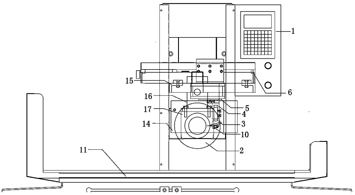 Impact sample U-shaped notch machining system