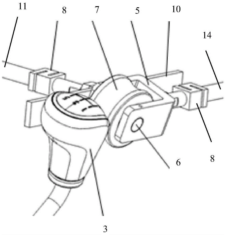 Automobile gear selecting/shifting control mechanism test device