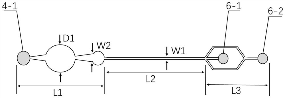 High-integration-level micro-nano particle convergence micro-fluidic device utilizing oscillatory flow