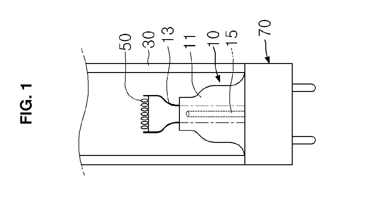 Method of manufacturing fluorescent lamp and fluorescent lamp manufactured using the same