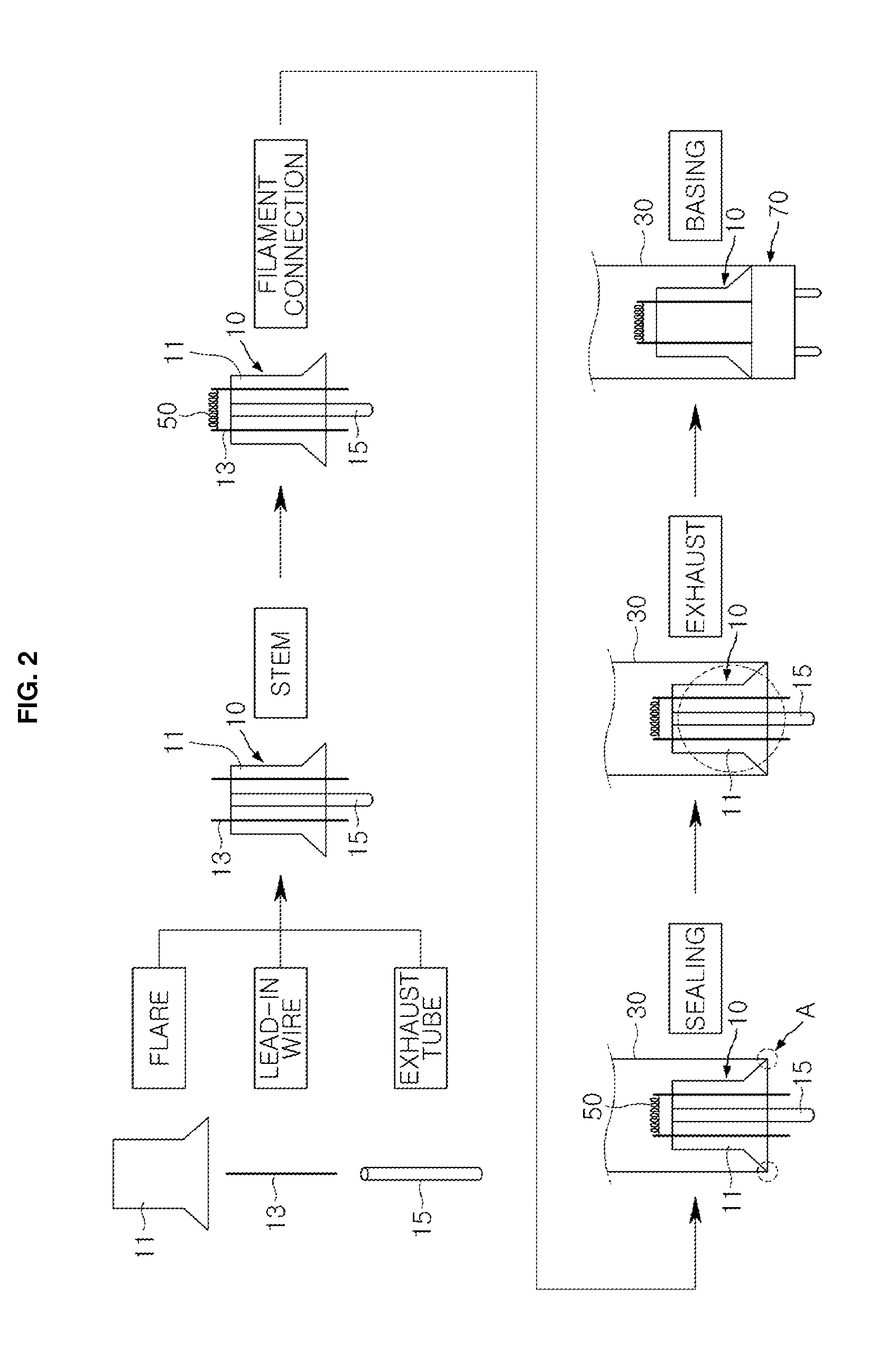 Method of manufacturing fluorescent lamp and fluorescent lamp manufactured using the same