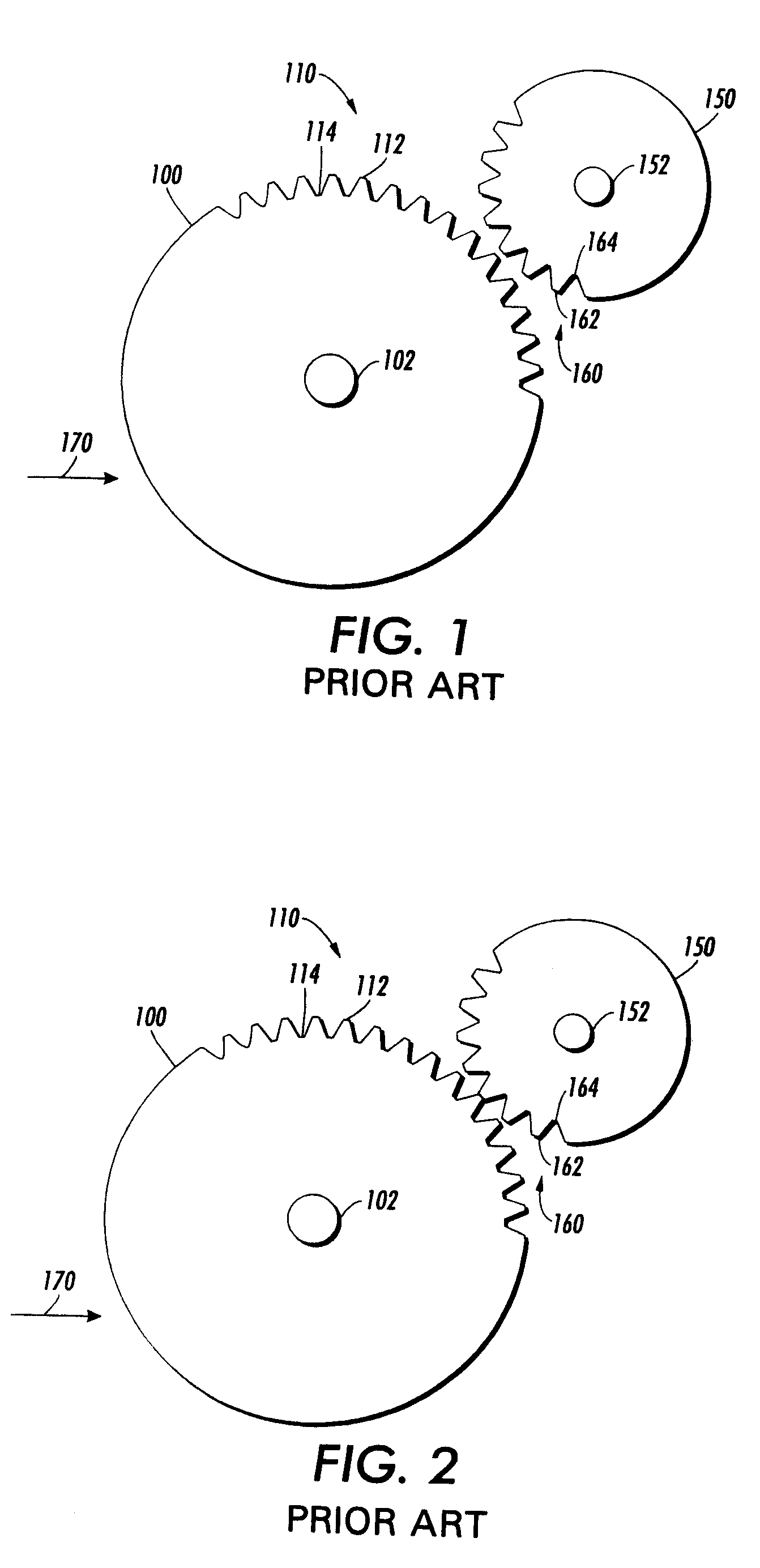 Gear modification that enables direct off-center engagement