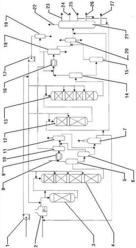 Novel coal tar hydrocracking device and production method thereof