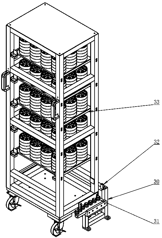 Automatic feeding and discharging robot unit for automatic machining equipment and method