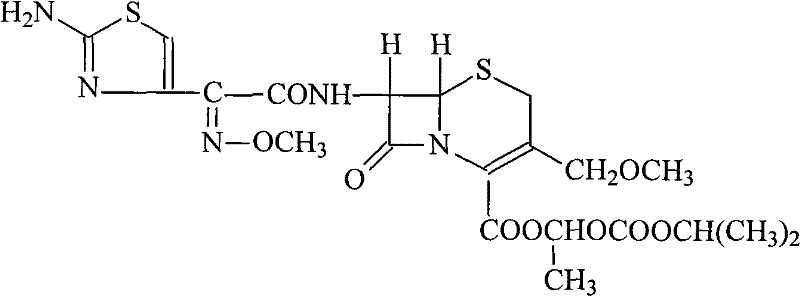 Cefpodoxime proxetil submicron emulsion solid preparation and novel application thereof