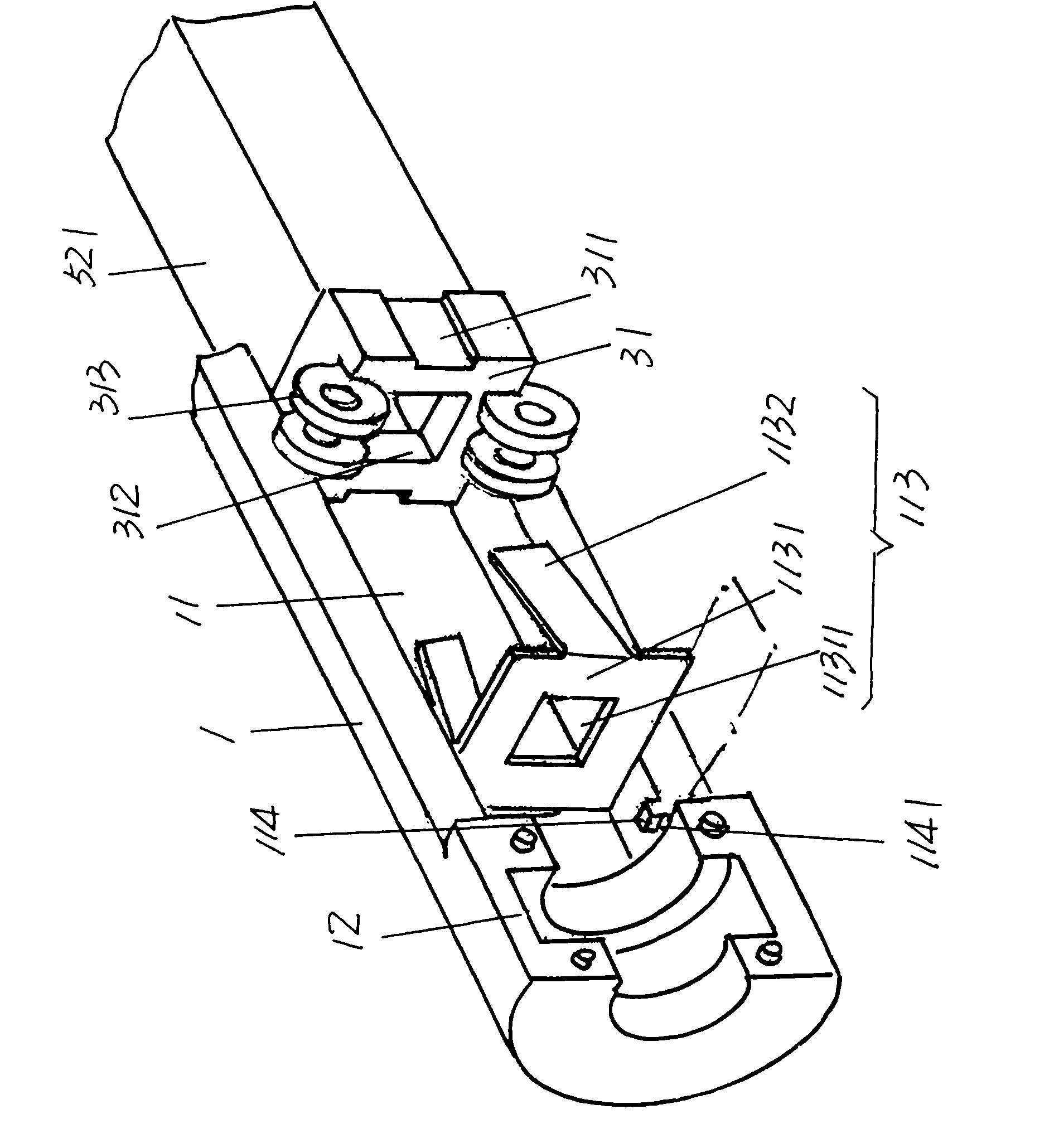 Prepuce cutting stitching instrument