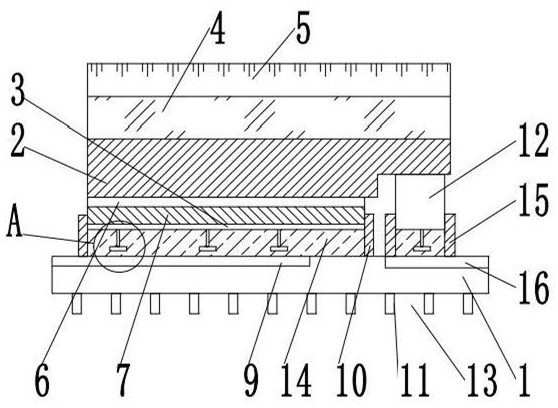 Flip LED chip and production process thereof