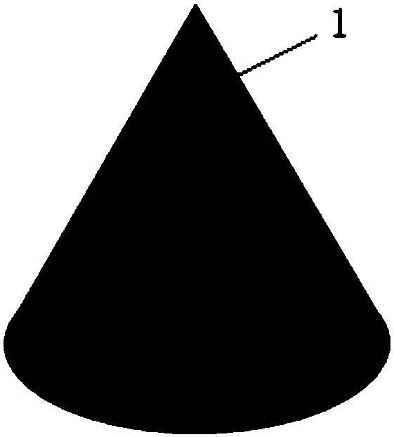 Forming method of thin-walled conical cylinder-shaped ceramic matrix composite component