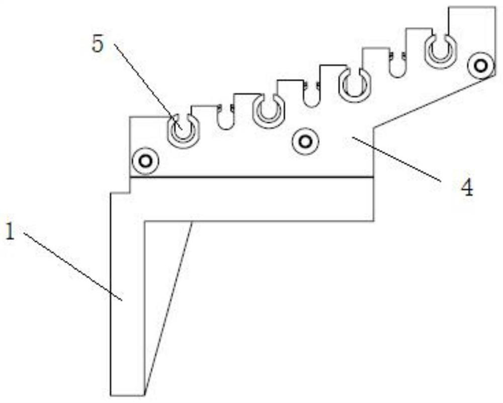 Device for adjusting position of jacking die