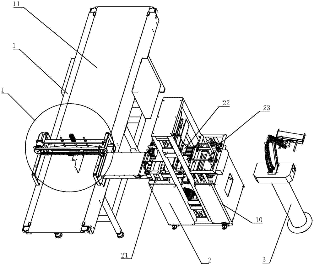 Bread transporting system