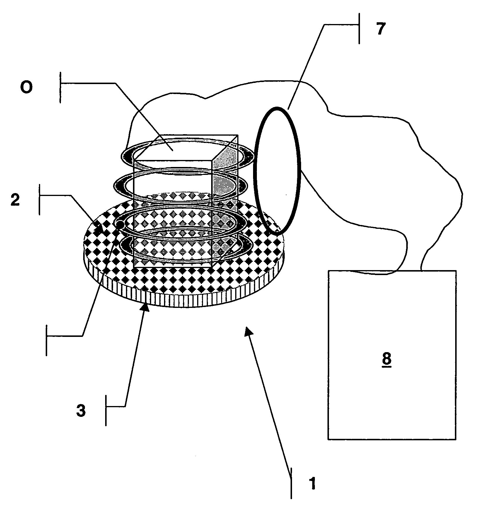 Imaging nmr method and nmr device