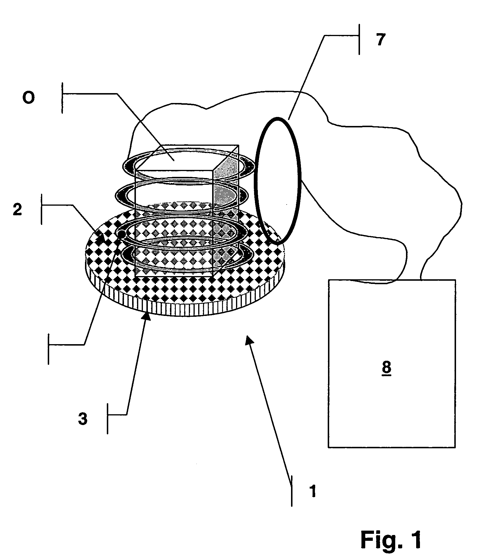 Imaging nmr method and nmr device