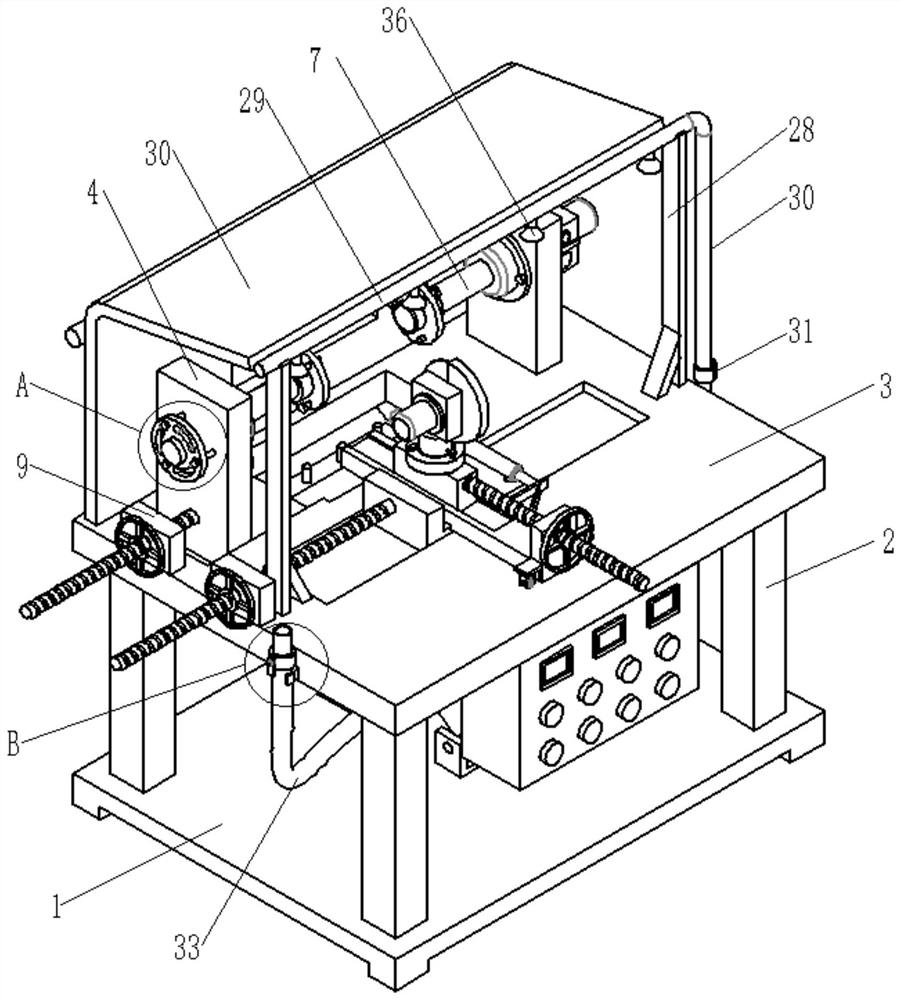 A gear hob blade sharpening machine