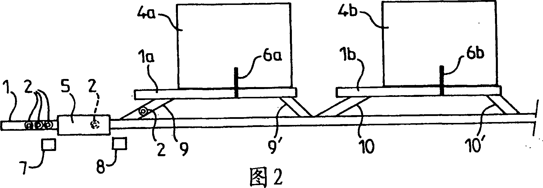 Device for supplying blood tubes to a whole blood analyser