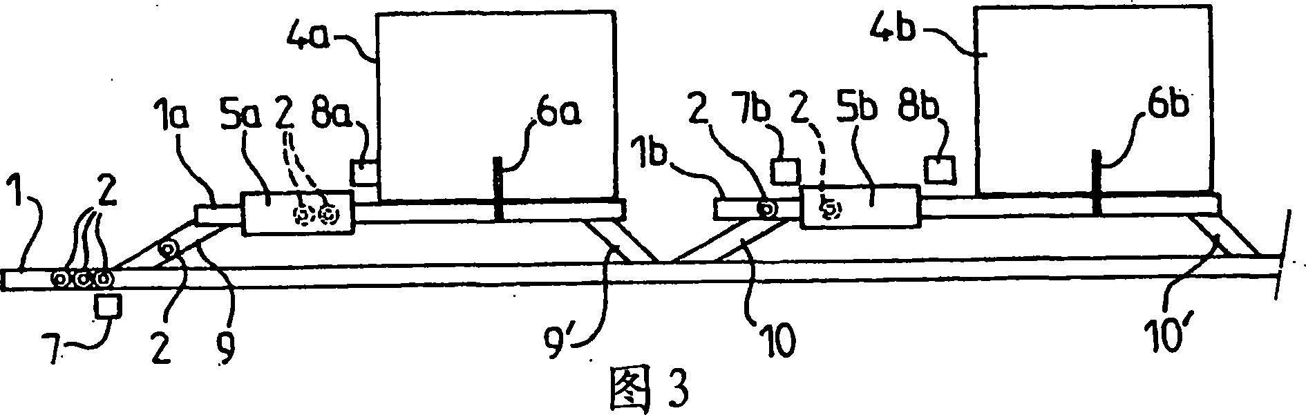 Device for supplying blood tubes to a whole blood analyser