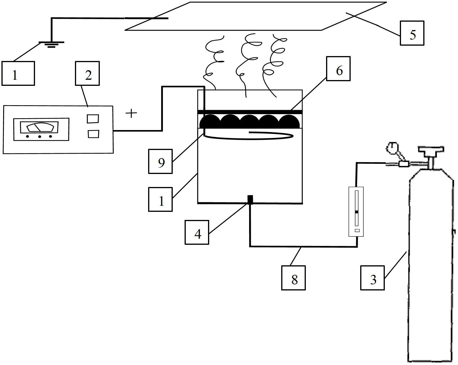 Porous bubble electrostatic spinning device