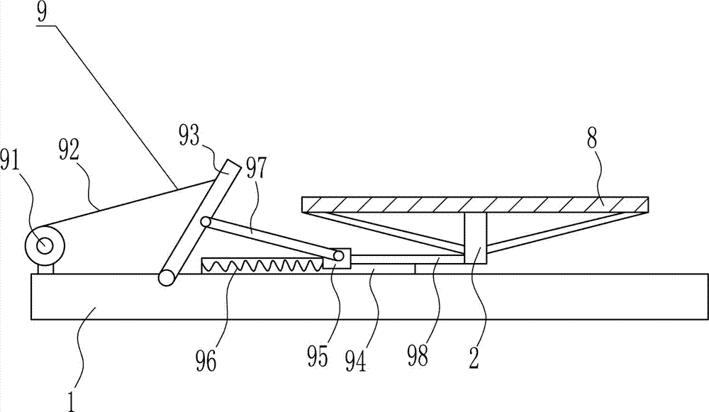 Adjustable examining device for obstetric and gynecologic department