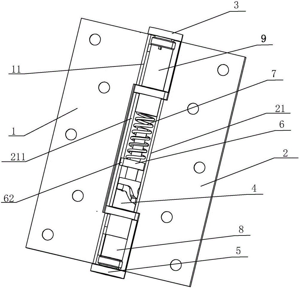 Screw type buffer hinge