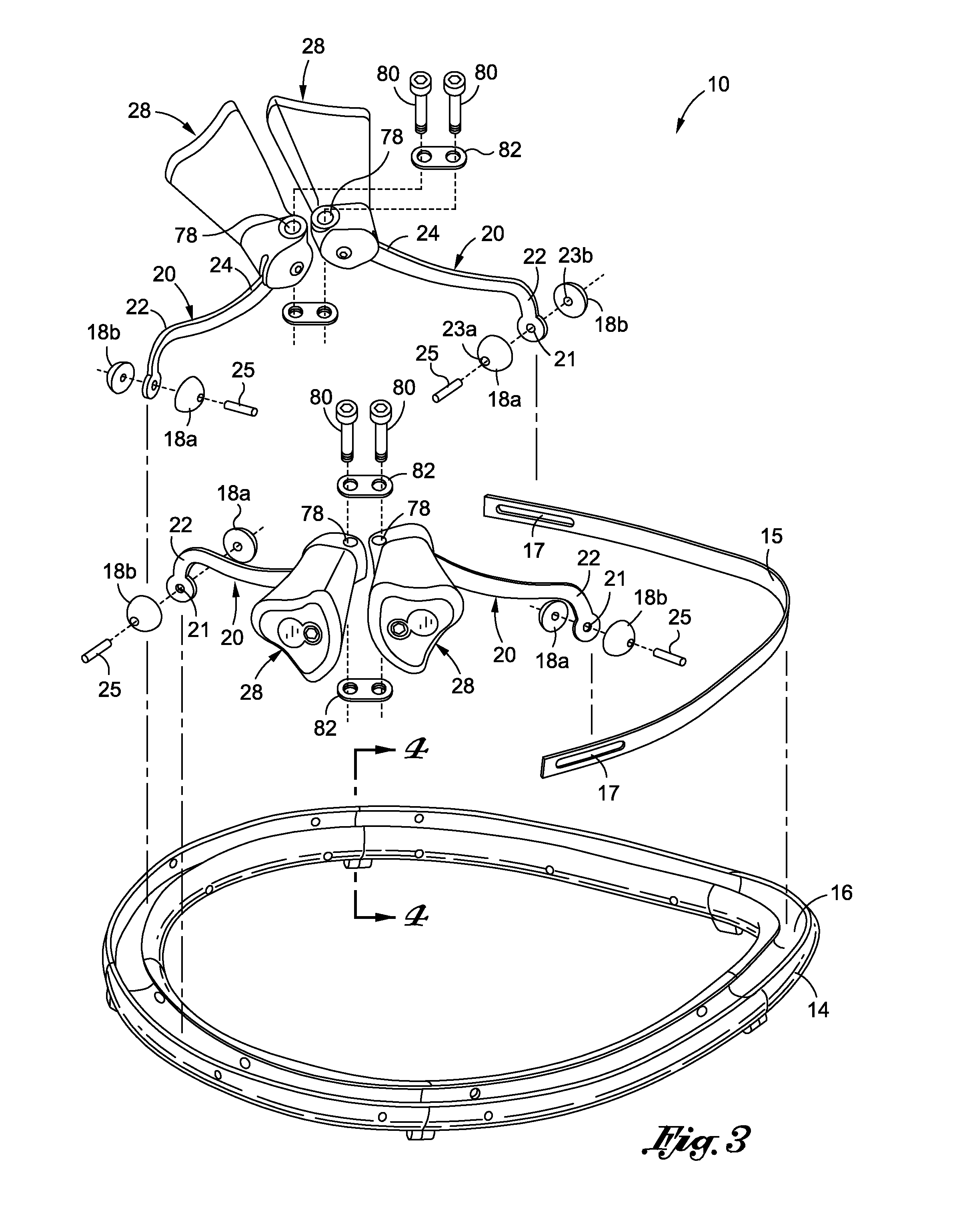 Helmet suspension system