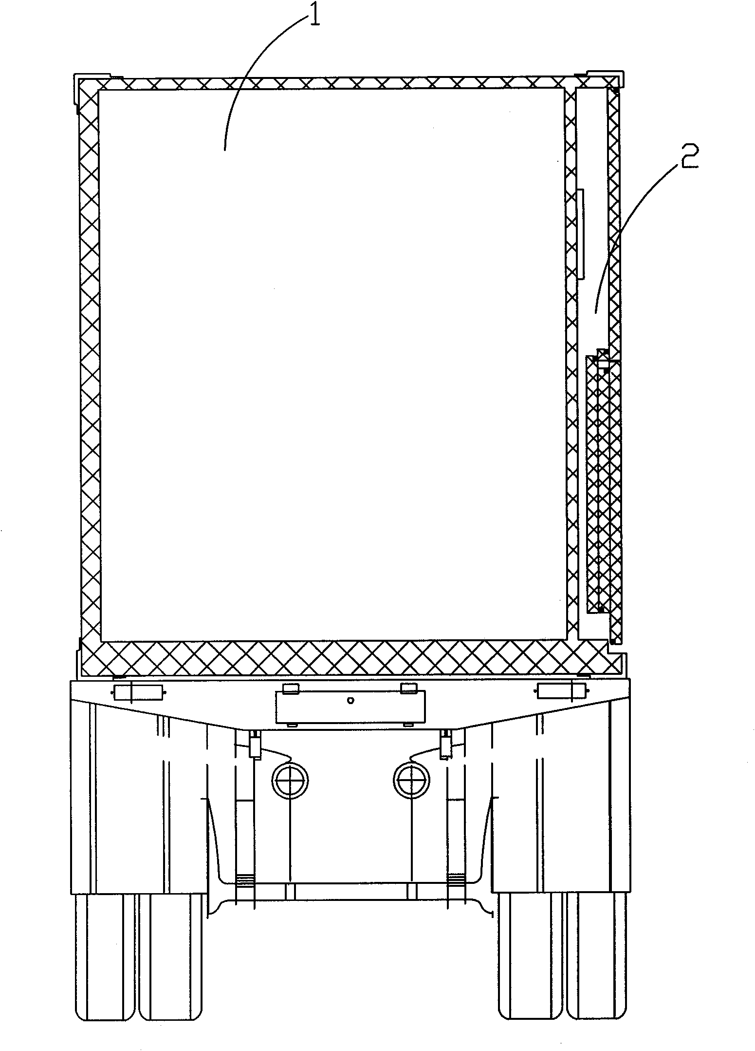 Container-type medical examination box