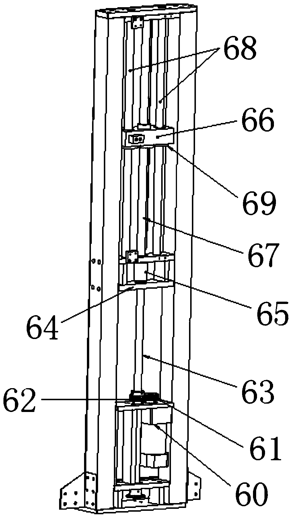 Furniture impact testing machine