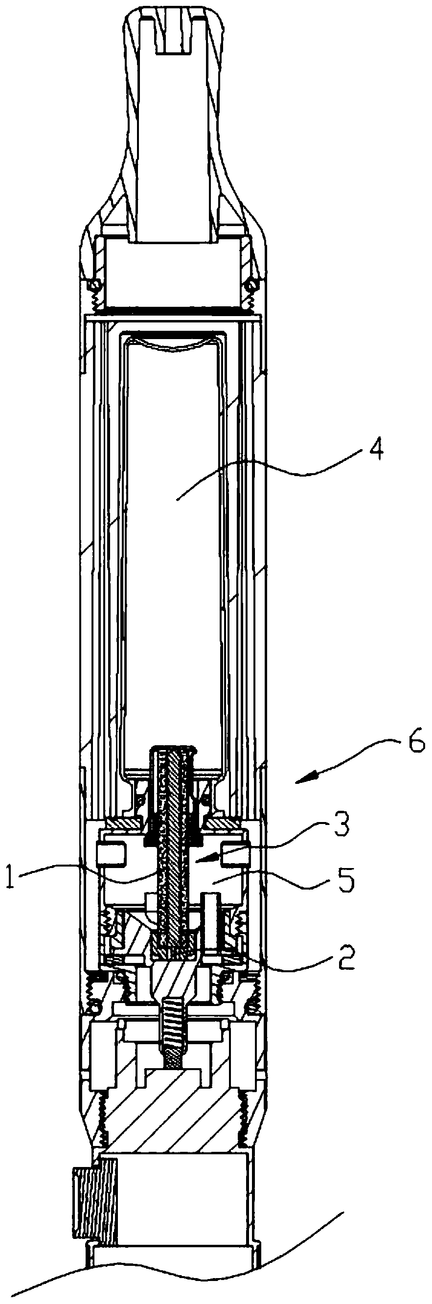 A heating structure and atomizing device with the heating structure