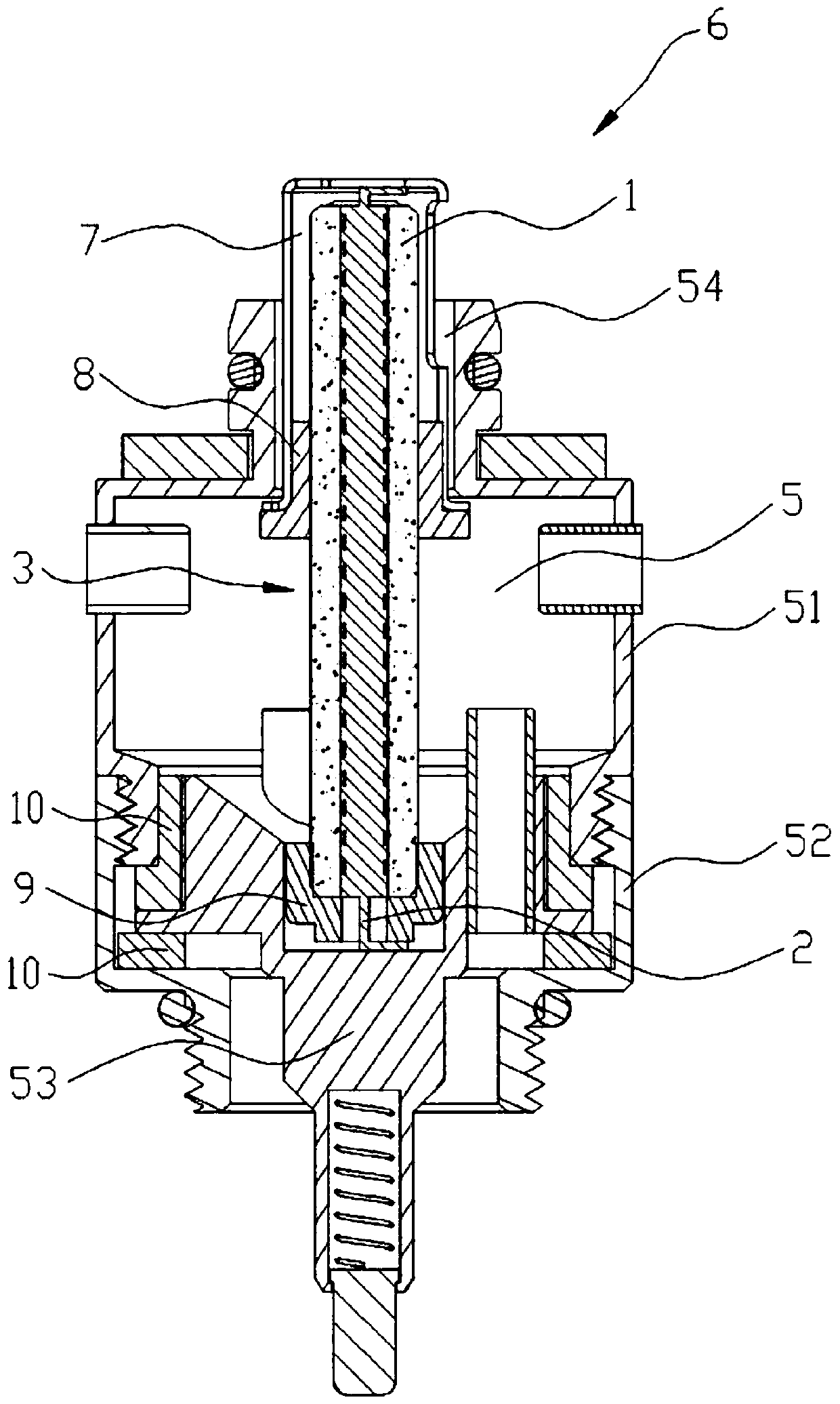 A heating structure and atomizing device with the heating structure