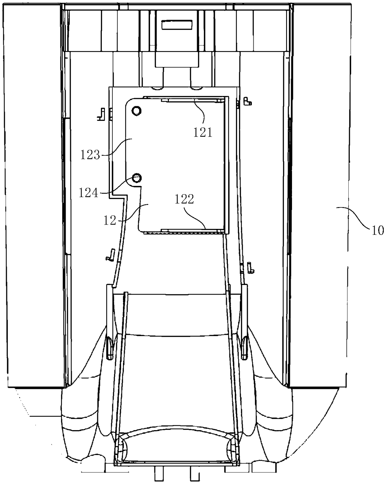 Cyclone separator and filtering assembly